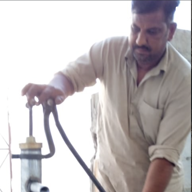 Hand-pump well installation, Clean Water Relief