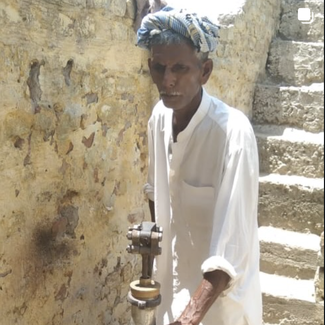 Hand-pump well installation, Clean Water Relief