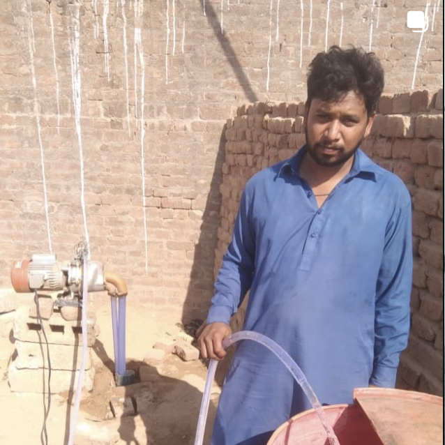 Hand-pump well installation, Clean Water Relief